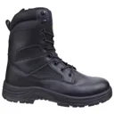 Amblers Mens Safety Combat Hi-Leg Waterproof Metal Free Boots - Black, Size 12
