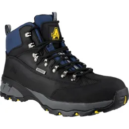 Amblers Mens Safety FS161 Waterproof Hiker Safety Boots - Black, Size 7