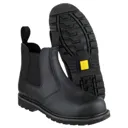 Amblers Mens Safety FS5 Goodyear Welted Pull On Safety Dealer Boots - Black, Size 5