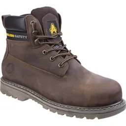Amblers Safety FS164 Goodyear Welted Industrial Safety Boot - Brown, Size 10.5