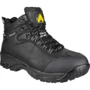 Amblers Mens Safety FS190N Waterproof Hiker Safety Boots - Black, Size 10