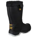 Amblers Mens Safety FS209 Water Resistant Pull On Safety Rigger Boots - Black, Size 13