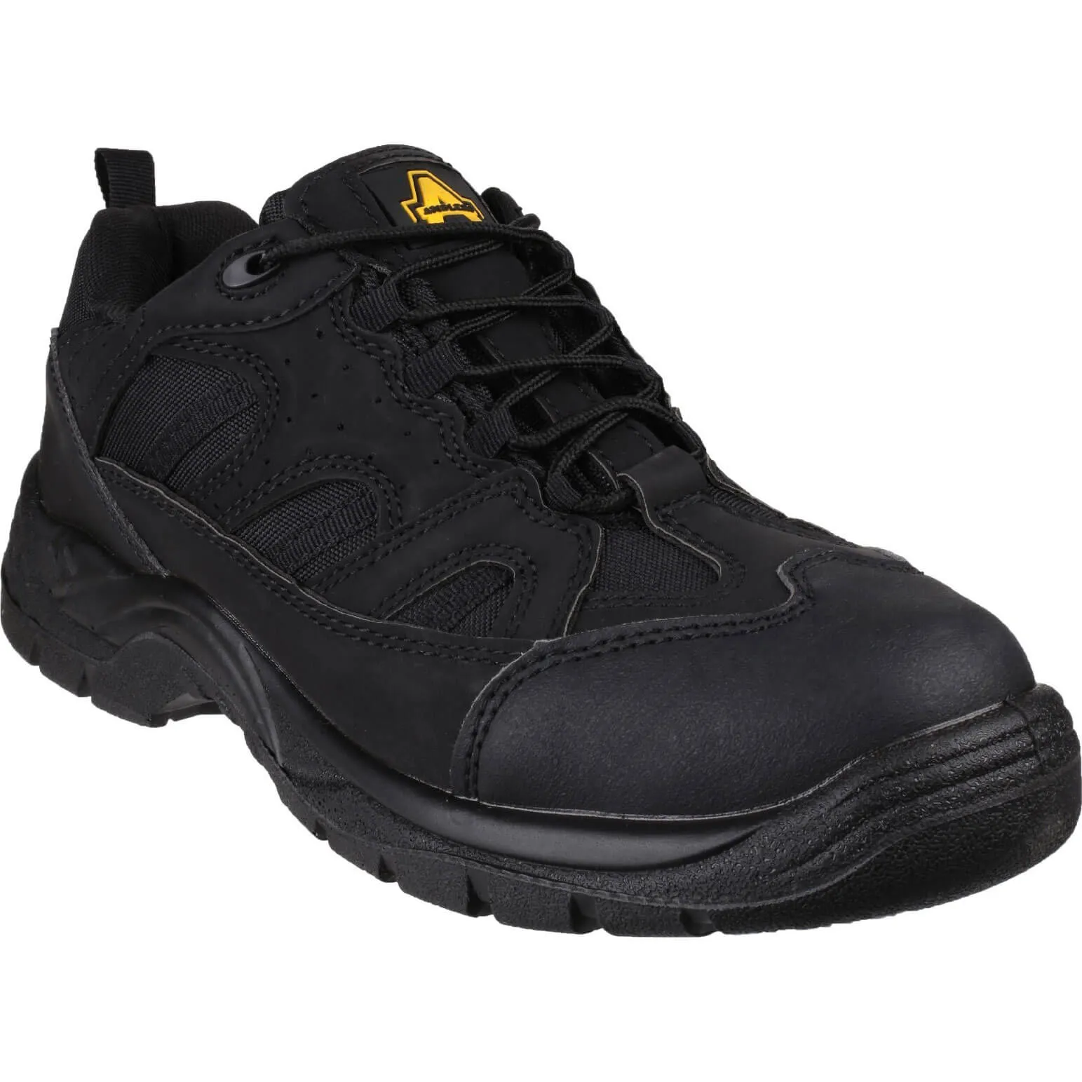 Amblers Safety FS214 Vegan Friendly Safety Shoes - Black, Size 4