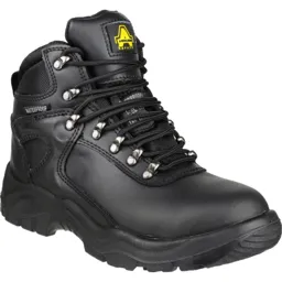 Amblers Mens Safety FS218 Waterproof Safety Boots - Black, Size 9