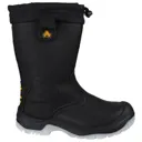 Amblers Mens Safety FS209 Water Resistant Pull On Safety Rigger Boots - Black, Size 8