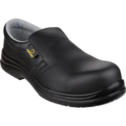 Amblers Safety FS661 Metal Free Lightweight Slip On Safety Shoe - Black, Size 10