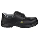 Amblers Safety FS662 Metal Free Water Resistant Lace Up Safety Shoe - Black, Size 5