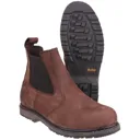 Amblers Mens Safety As148 Sperrin Lightweight Waterproof Pull On Dealer Safety Boots - Brown, Size 7