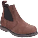Amblers Mens Safety As148 Sperrin Lightweight Waterproof Pull On Dealer Safety Boots - Brown, Size 9
