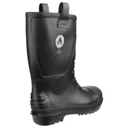 Amblers Mens Safety FS90 Waterproof Pvc Pull On Safety Rigger Boots - Black, Size 11