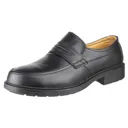 Amblers Safety FS46 Safety Slip On Shoe - Black, Size 12