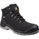Amblers Mens Safety As252 Lightweight Water Resistant Leather Safety Boots - Black, Size 7