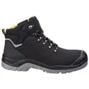 Amblers Mens Safety As252 Lightweight Water Resistant Leather Safety Boots - Black, Size 8