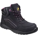 Amblers Mens Safety AS601 Lydia Composite Safety Boots - Black, Size 4