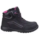 Amblers Mens Safety AS601 Lydia Composite Safety Boots - Black, Size 4