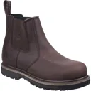 Amblers Mens Safety As231 Dealer Boots - Brown, Size 8