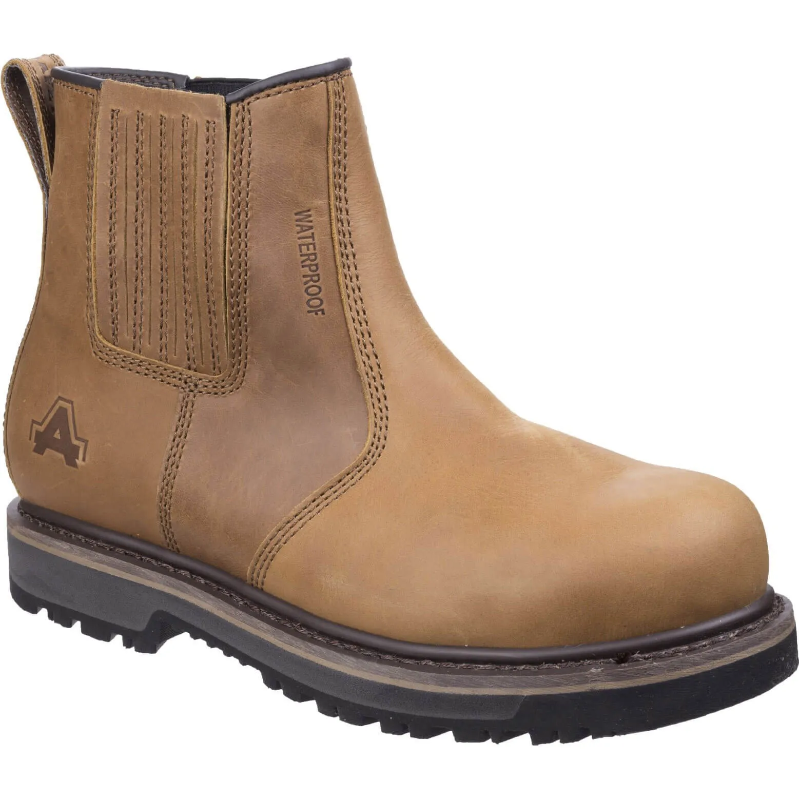 Amblers Mens Safety As232 Safety Boots - Tan, Size 6