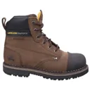Amblers Mens Safety As233 Scuff Boots - Brown, Size 9