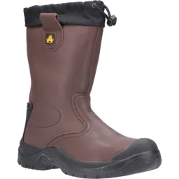 Amblers Safety Fs245 Antistatic Safety Rigger Boot - Brown, Size 6