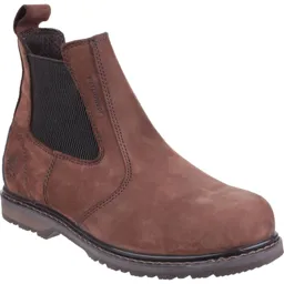 Amblers Mens Safety As148 Sperrin Lightweight Waterproof Pull On Dealer Safety Boots - Brown, Size 4