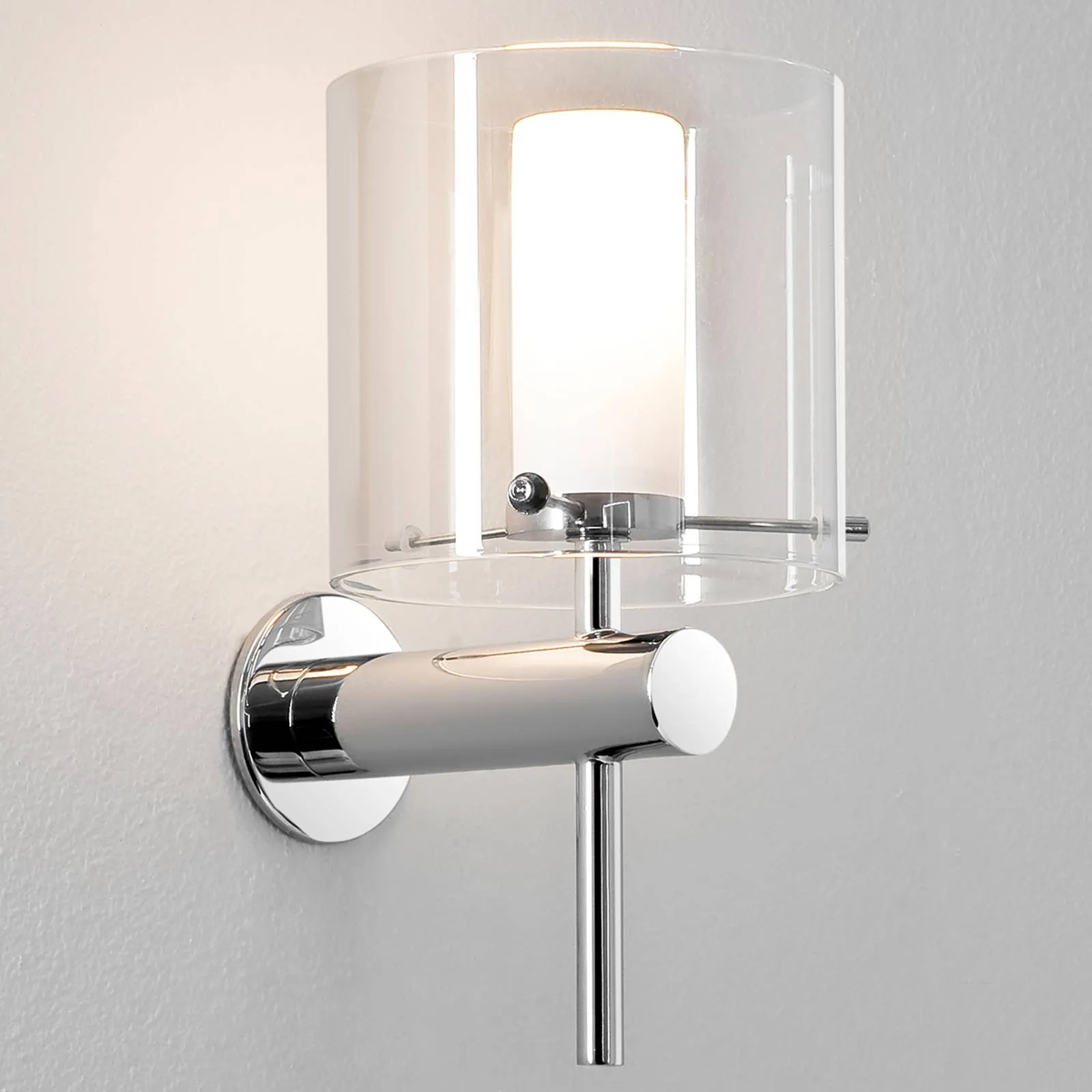 Astro Arezzo - wall light with a glass lampshade