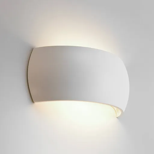 Astro Milo wall light, white ceramics 30.8 cm