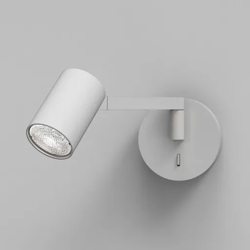 Astro Ascoli Swing wall light, white textured