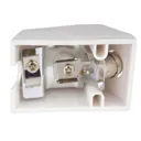 Tristar White Single Coaxial socket of 1