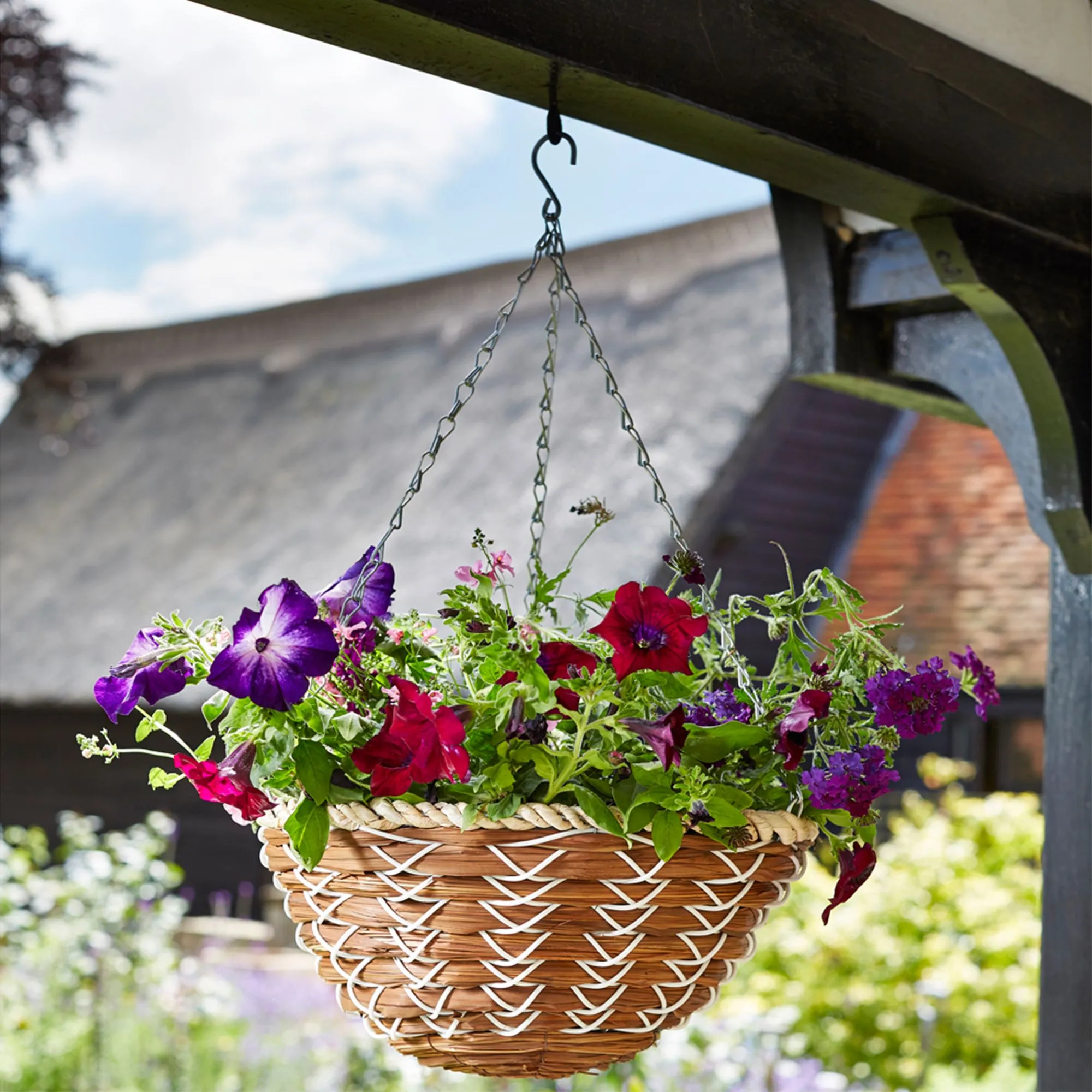 Smart Garden Country braid Hanging basket, 35.5cm