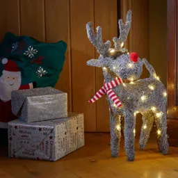 Faux rattan blitzen Electrical Christmas decoration