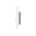 BG White 20A 2 way 2 gang Raised square Double light Switch