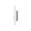 BG White 20A 2 way 1 gang Raised square Single light Switch, Pack of 5