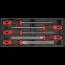 Sealey 5 Piece Engineers File Set in Module Tray