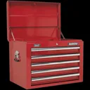 Sealey Superline Pro 5 Drawer Tool Chest - Red