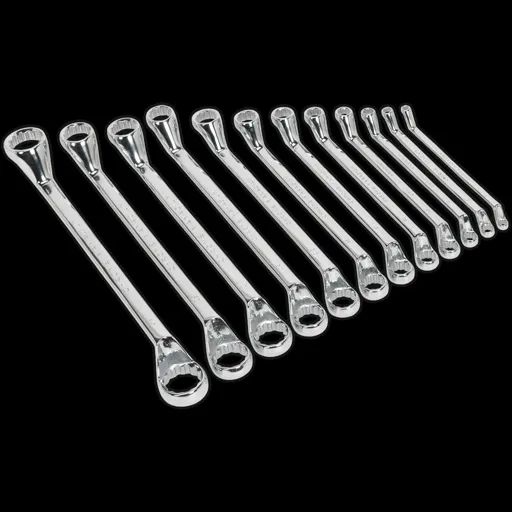 Siegen 12 Piece Deep Offset Ring Spanner Set Metric