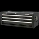 Sealey Superline Pro 3 Drawer Heavy Duty Mid Tool Chest - Black