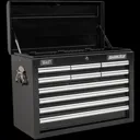 Sealey Superline Pro 10 Drawer Heavy Duty Tool Chest + 138 Piece Tool Kit - Black