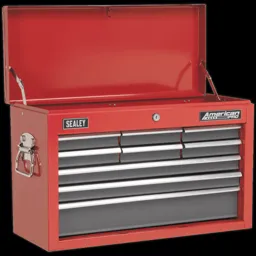 Sealey American Pro 9 Drawer Tool Chest - Red / Grey
