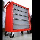 Sealey American Pro 5 Drawer Roller Cabinet - Red / Grey