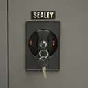 Sealey 5 Shelf Clothes Rail Cabinet / Locker - Grey