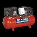 Sealey SAC1276B Air Compressor 270 Litre - 240v