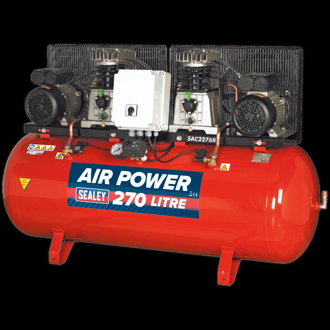 Sealey SAC2276B Air Compressor 270 Litre - 240v