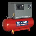 Sealey SAC72775BL Low Noise Air Compressor 270 Litre - 415v