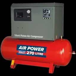 Sealey SAC72775BL Low Noise Air Compressor 270 Litre - 415v