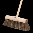 Sealey Stiff Bristle Broom - 13"