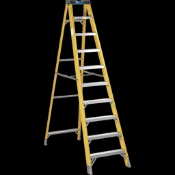 Sealey Trade Fibreglass Step Ladder - 9