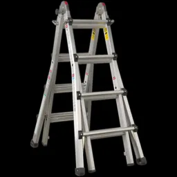 Sealey Telescopic 4 Way Combination Ladder - 4.5m