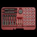 Sealey 33 Piece Glow Plug Thread Repair Tool Kit
