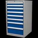 Sealey Premier Industrial Cabinet 8 Drawer - Blue / Grey