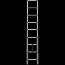 Sealey Extending Telescopic Ladder - 2.7m